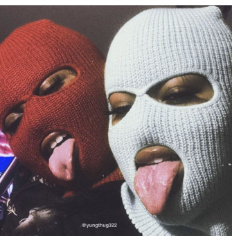 Girl In Black Ski Mask Aesthetic Wallpaper