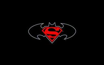 Superman And Batman Logo Wallpaper