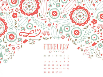 Desktop Wallpaper Calendar February