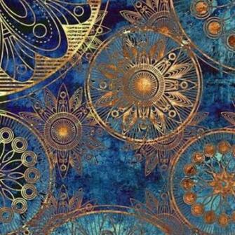 Classy Blue Teal Turquoise And Gold Wallpaper Design Loveeeeeeeee