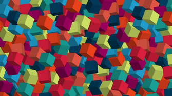 Square Wallpaper Abstract 3d Image On