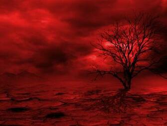 Desert Red And Black Wallpaper