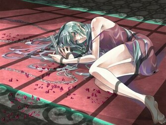 Vocaloid Hatsune Miku Wallpaper Taboo Handgun