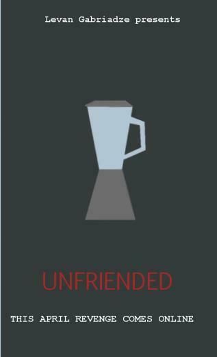 Unfriended Minimalist Poster By Wezlingtondrawsstuff