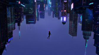 Spider Verse Man Inverted Wallpaper