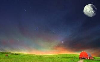 Little Red House Desktop Pc And Mac Wallpaper