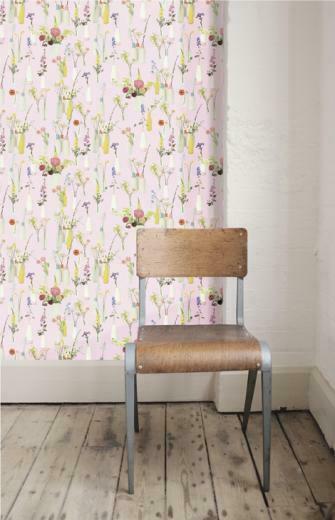 Design For The Interior Isabelle Pink My New Wallpaper Made In Uk