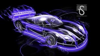 Cool Abstract Cars HD Wallpaper Black Car 3d