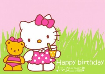 Hello Kitty Happy BirtHDay Wallpaper To Vivien By