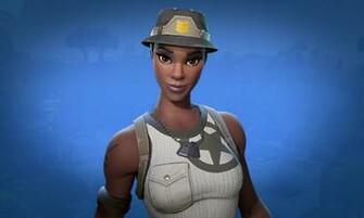 Recon Expert Fortnite Skin White Shirt Girl