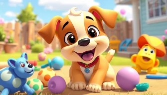 Cartoon Puppy Wallpaper