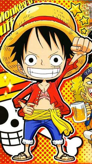Wallpaper HD iPhone One Piece Mini