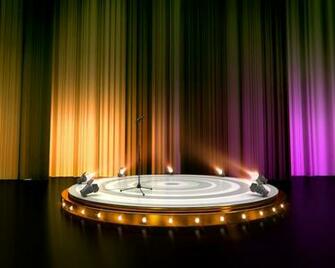 Concert Stage Lights Background Amazing Empty