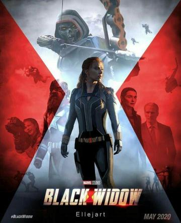 Black Widow Art Wallpaper For iPhone Xr Pro