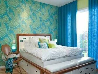 Contoh Desain Wallpaper Dinding Kamar Tidur Bagus