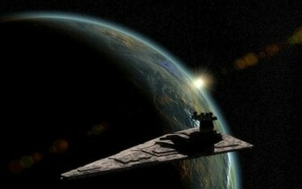 Star Wars Outer Space Stars Planets Artwork Destroyer Wallpaper