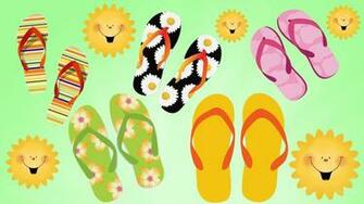 Flip Flop Zomer Wallpaper