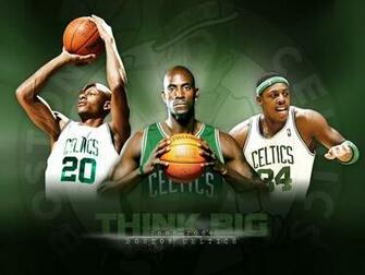 Boston Celtics Kevin Garnett Paul Pierce Ray Allen