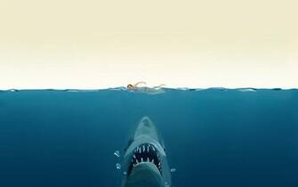 Minimalist Jaws Wallpaper