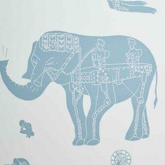 Home Paperboy How It Works Wallpaper Off White Powder Blue