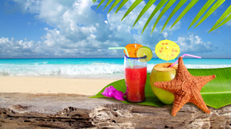 Tropical Cocktails Wallpaper