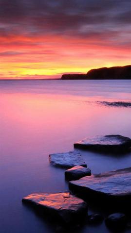 Nature Pure Calm Lake Landscape iPhone Wallpaper