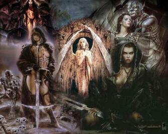 Warrior Women Wallpaper Metal Luis Royo Heavy