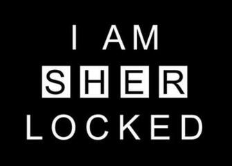 Am Sherlocked iPad Wallpaper I Art Print
