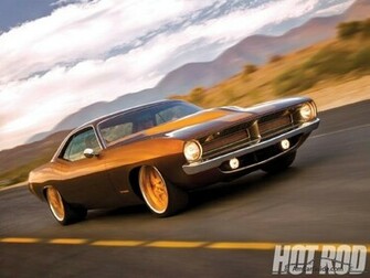 Chip Foose Custom Plymouth Barracuda Terracuda Front Wallpaper