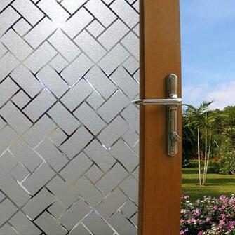Non Adhesive Frosted Window Film Static Cling Privacy Cover