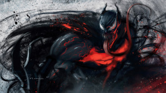 Venom Monochrome Laptop Full HD 1080p 4k Wallpaper