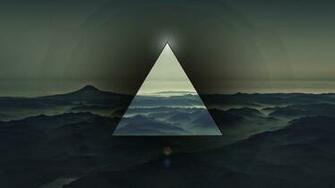 Triangle Light Dark Wallpaper Background Laptop