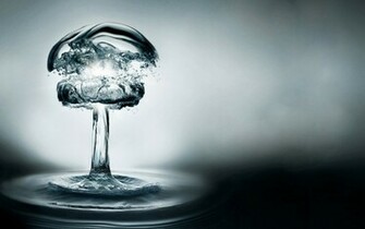 Water Nuclear Explosion HD Wallpaper Background