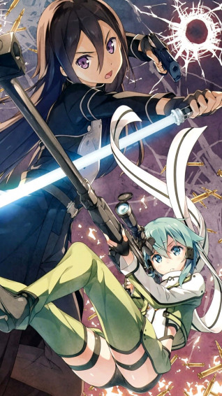 Fight Your Way To The Top With Sword Art Online iPhone Wallpaper