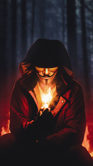 Hacker Mask Wallpaper