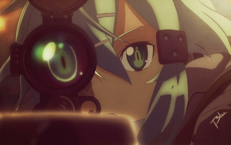 Sword Art Online Ii Wallpaper Sinon By Blueazur Digital Drawings