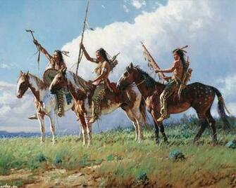 Native American Art By Martin Grelle Desktop Wallpaper