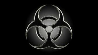 Blue Biohazard Wallpaper Glow By Agentrelic