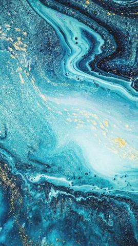 Teal Glitter iPhone Wallpaper On