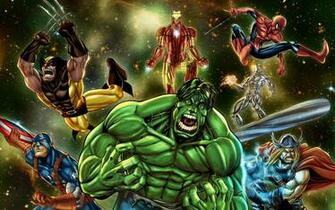 Iron Man Comics Thor Spider Captain America Wolverine HD Wallpaper
