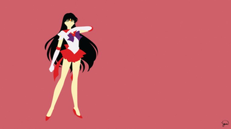 Sailor Mars Moon Minimalist Wallpaper By Greenmapple17 On