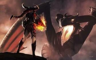 Shyvana League Of Legends HD Wallpaper Background Image