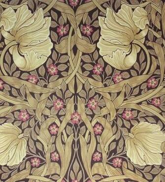 Morris Pimpernel Wallpaper Arts And Crafts Movement Pint