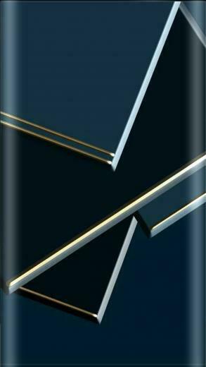 Blue Metallic Wallpaper
