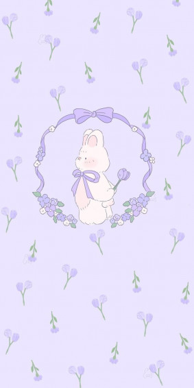 Dreamy Pastel Purple Aesthetic Wallpaper