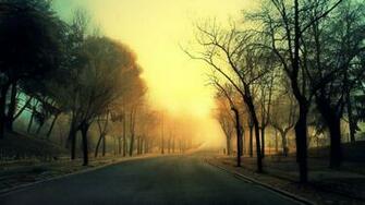 Autumn Road Desktop Pc And Mac Wallpaper