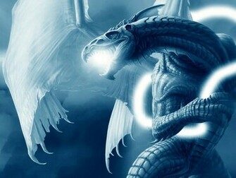 Blue Dragon HD Wallpaper