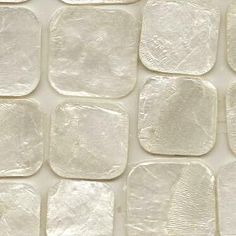 Capiz Shell Wallpaper A Small Area In Bathroom Would Be So Pretty