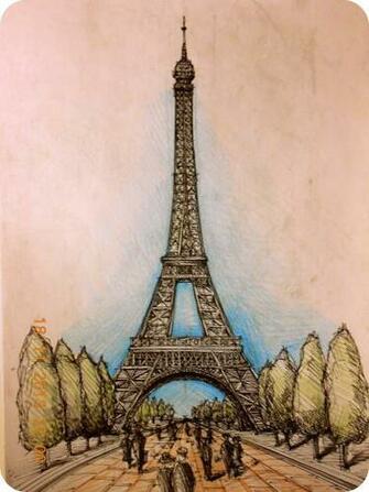 Eiffel Tower Background