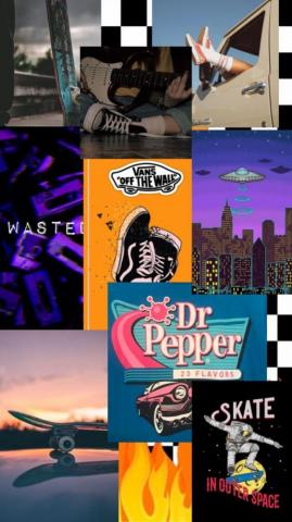 Skater Girl Aesthetic Wallpaper In
